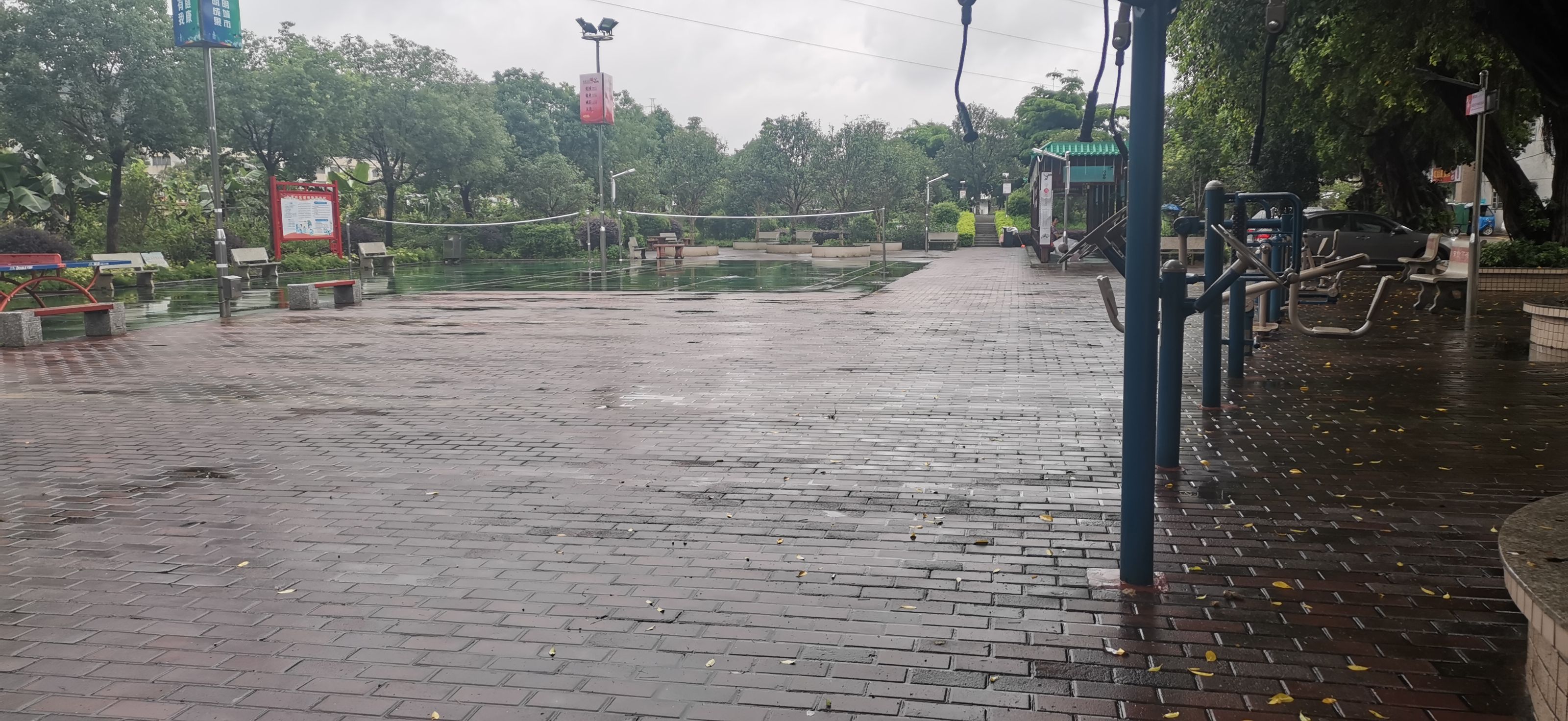 广东省江门市江海区外海街道金溪社区居委会金溪金桂园硅PU球场项目