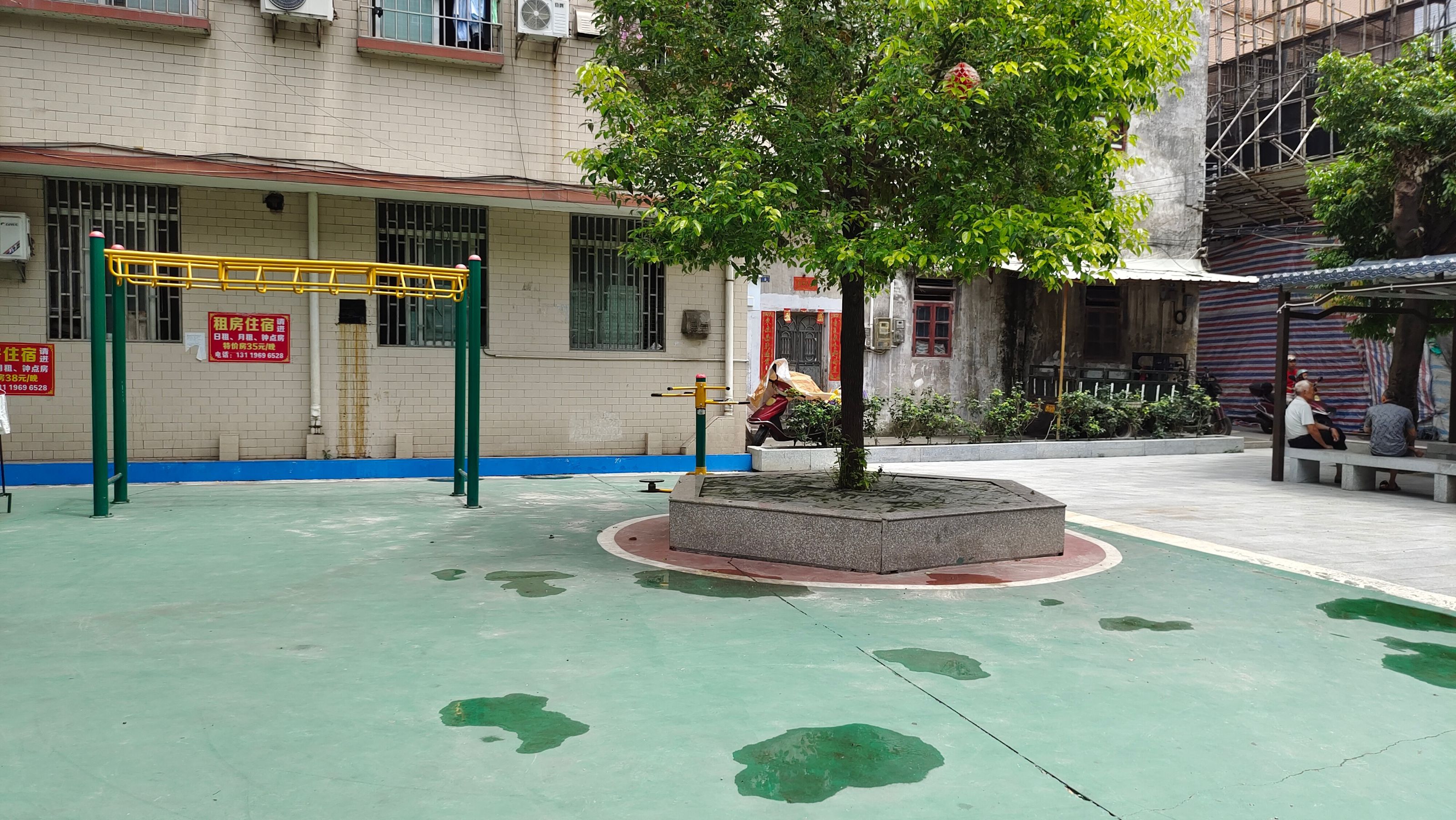 广东省江门市江海区外海街道麻三村委会麻三综合性文化公园硅PU球场项目