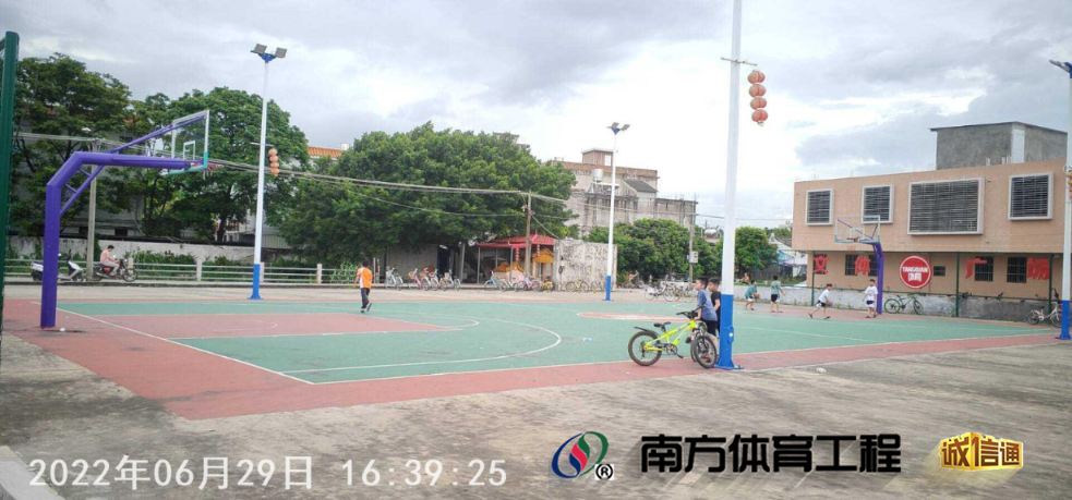 广东省揭阳市榕城区梅云街道汤前村民委员会汤前村文体广场硅PU球场